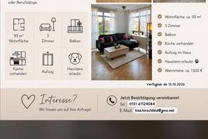 Helle 3 Zimmer wohnung 