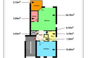 Lichtdurchflutete Wohnung mit großzügigem Grundriss ideal für Eigennutzer und Kapitalanleger – Die vollständige Adresse der Immobilie erhältst du vom Anbieter., 42651 Solingen-Mitte, Solingen – Vorschaubild 7