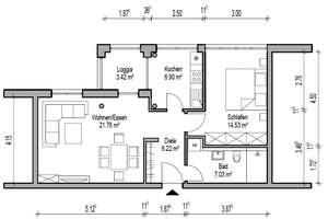 Exklusive 2-Zimmer-Wohnung möbliert im City Park mit Panoramablick – Ludwig-Erhard-Allee 26, 76131 Südstadt, Karlsruhe – Vorschaubild 2