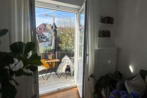 *BEFRISTETE* 2,5-Zimmer Wohnung mit Balkon in Schwabing-West, Befristet bis Januar 2027, Möbliert  – Destouchesstraße 21, 80803 Münchner Freiheit, München – Vorschaubild 1