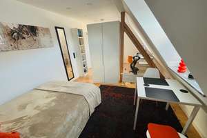 Modern möblierte 1-Zimmer CoLiving Dachgeschosswohnung in Bonn-Oberkassel – Die vollständige Adresse der Immobilie erhältst du vom Anbieter., 53227 Oberkassel, Bonn – Vorschaubild 6