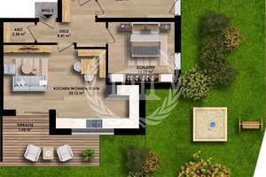 WE2: Riesiger Garten inklusive – 3 Zimmer | KfW40 QNG | Aufzug – Die vollständige Adresse der Immobilie erhältst du vom Anbieter., 93173 Wenzenbach – Vorschaubild 10