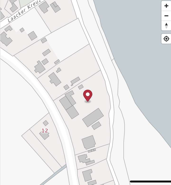 Lage der Grundstücke zur Oste