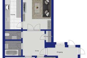 Attraktive 3,5-Zimmer-Wohnung mit Südbalkon & TG-Stellplatz in Mannheim-Feudenheim – Die vollständige Adresse der Immobilie erhältst du vom Anbieter., 68259 Feudenheim, Mannheim – Vorschaubild 13