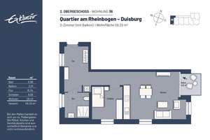 Neubau mit Charme: 2-Zimmer-Wohnung in Duisburg-Buchholz – Die vollständige Adresse der Immobilie erhältst du vom Anbieter., 47249 Buchholz, Duisburg – Vorschaubild 7