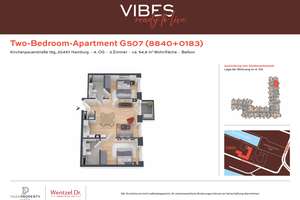 Stillvoll möbliertes Two-Bedroom-Apartment – ideal für die WG – Wentzel Dr. – Kirchenpauerstraße 15g, 20457 HafenCity, Hamburg – Vorschaubild 11
