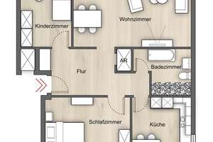 Modern renovierte 3-Zimmer-Wohnung mit Balkon & Aufzug in Köln-Pesch, provisionsfrei – Die vollständige Adresse der Immobilie erhältst du vom Anbieter., 50767 Pesch, Köln – Vorschaubild 8