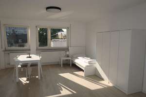 Modernes 1-Zimmer-Apartment in Karlsruhe-Mühlburg | Teilmöbliert | Ab sofort zu vermieten – Lerchenstr. 6, 76185 Mühlburg, Karlsruhe – Vorschaubild 2