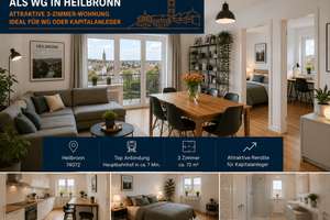 Provisionsfrei / Kapitalanlage in Heilbronn – Sofort Cashflow + massive Steuervorteile nutzen