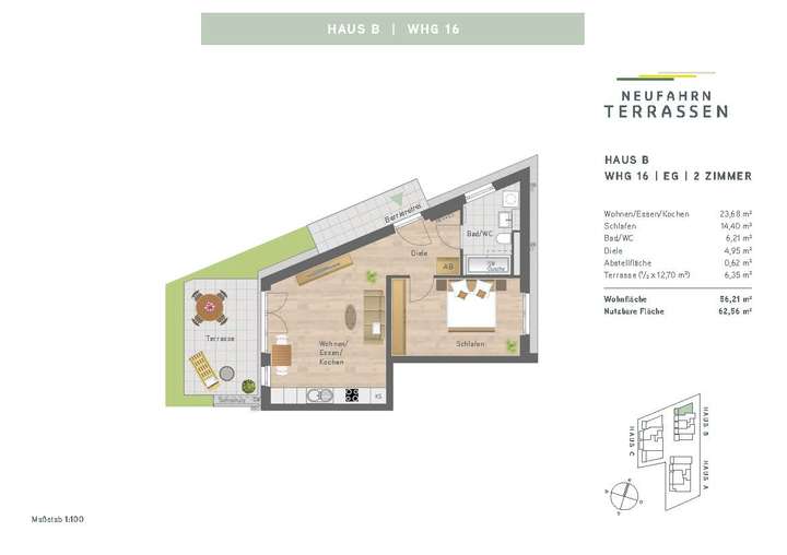 Grundriss Wohnung 16