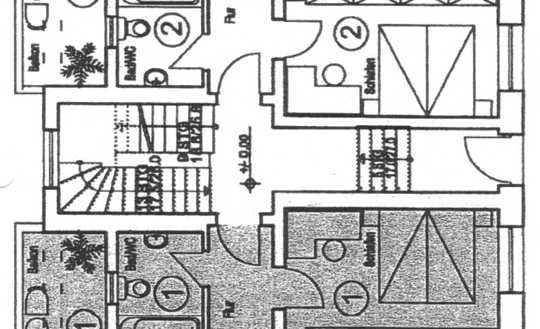 Top-Lage einer 2-Raum-Hochparterre-Wohnung mit Balkon in Mannheim-Lindenhof