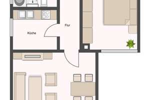 Gemütliche und helle 2-Zimmer-Wohnung in Bensheim-Auerbach – 64625 Bensheim – Vorschaubild 3