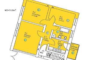 Geräumige 3-Raumwohnung mit Einbauküche und Balkon in Stadtfeld Ost - WG-geeignet! – Schopenhauer Str. 2/Ebendorfer Str. 43, 39108 Stadtfeld Ost, Magdeburg – Vorschaubild 6