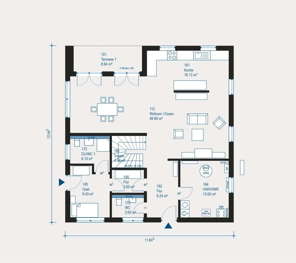 Immobilie in Waghäusel - Exklusive Stadtvilla in Waghäusel - Individuell geplant und nachhaltig gebaut nach Ihren Wünschen - Bild 1