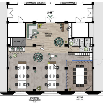 Attraktive Büroflächen im Getreidespeicher