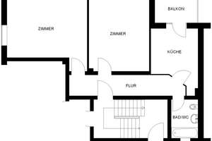 + 2 Zimmer - schöner Balkon + – Marenholtzstr. 17, 38118 Westliches Ringgebiet, Braunschweig – Vorschaubild 4