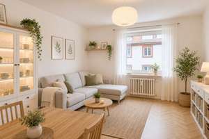 Ohne Provision - Nette & gepflegte 3 Zimmer Wohnung, Balkon, Bad mit Fenster, Kellerabteil – Lautensackstraße 17, 80687 Friedenheim, München – Vorschaubild 1