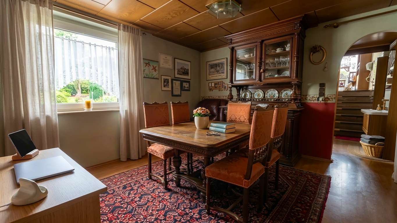 Immobilie in Essenheim - Vielseitiges Ein- bis Zweifamilienhaus mit Scheune und Kellerbar in Essenheim - Bild 6