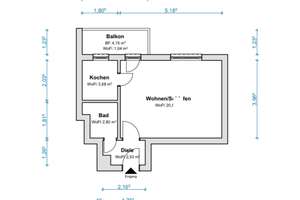 Modernisierte 1-Zimmer-Wohnung mit Balkon in Berlin – Die vollständige Adresse der Immobilie erhältst du vom Anbieter., 12347 Britz, Berlin – Vorschaubild 17