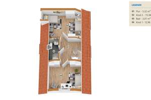 Gepflegte 4-Zimmer-Maisonette mit Loggia in Reinheim – Wohnen auf zwei Ebenen – Die vollständige Adresse der Immobilie erhältst du vom Anbieter., 64354 Reinheim – Vorschaubild 33