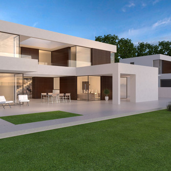 Im Bau befindliche Villa mit 240 m² Wohnfläche in Castellvell