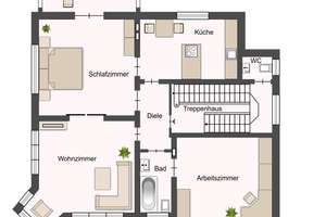 Charmantes Gründerzeithaus mit drei Wohneinheiten im beliebten Villenviertel von Bad Godesberg – Die vollständige Adresse der Immobilie erhältst du vom Anbieter., 53173 Godesberg-Villenviertel, Bonn – Vorschaubild 19