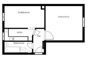 gemütliche 2 Zimmerwohnung mit renoviertem Holzboden – feldstrasse 50, 42109 Oberbarmen, Wuppertal – Vorschaubild 4