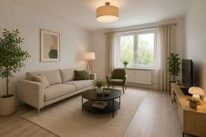 Schicke 2 Zimmerwohnung mit Tageslichtbad in der 1. Etage – Lindenstraße 37, 6386 Osternienburg – Vorschaubild 1