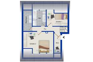 Großzügige 4-Zimmer-Maisonette-Wohnung in Düsseldorf Garath – Die vollständige Adresse der Immobilie erhältst du vom Anbieter., 40595 Garath, Düsseldorf – Vorschaubild 17