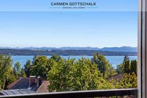 Der See im Großformat.  Moderne Familienvilla mit Panoramaseeblick, Garten und Strandbadnähe. – Die vollständige Adresse der Immobilie erhältst du vom Anbieter., 82319 Starnberg – Vorschaubild 2