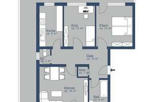 MÜNCHNER IG: Traumhafte Penthouse-Style-Wohnung in begehrter & ruhiger Lage von Solln! – 81479 Solln, München – Vorschaubild 16