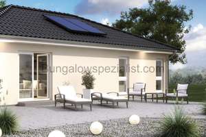 Bungalow (95 Qm) / 3 Zi./ monatliche Finanzierungsrate 899,--/ Seniorengerecht / PV / FB / WP / Schl – Die vollständige Adresse der Immobilie erhältst du vom Anbieter., 32469 Petershagen – Vorschaubild 1