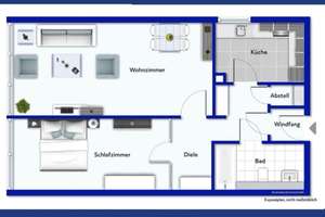 2 ZKB Wohnung in idyllischer sowie zentraler Lage – Die vollständige Adresse der Immobilie erhältst du vom Anbieter., 54296 Mariahof, Trier – Vorschaubild 4
