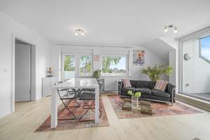 Helle, attraktive 3,5-Zi, große SW-Loggia, modern möbliert mit EBK, ruhig, renoviert, befristet – Auf dem Dudel 24, 47228 Bergheim, Duisburg – Vorschaubild 2