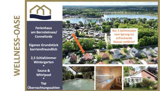 Bild von *Nordseeurlaub* Auszeit am Bernsteinsee in Conneforde! Ruhe und Luxus laden Sie zum Verweilen ein