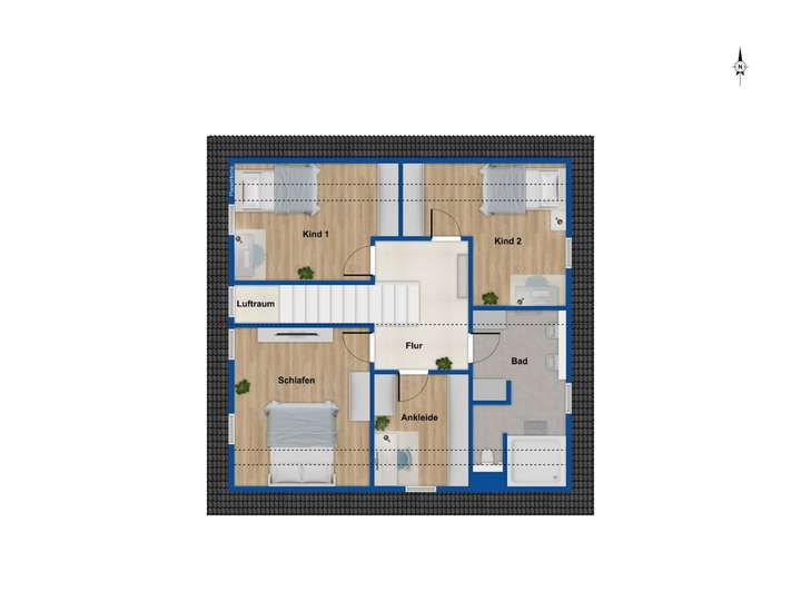 Grundriss Obergeschoss