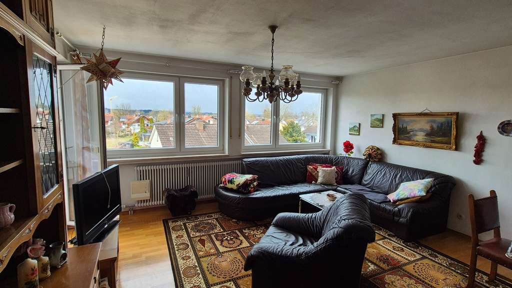 Immobilie in Weilheim in Oberbayern - Helle 3-Zimmer-Eigentumswohnung mit Balkon in Weilheim - Bild 1