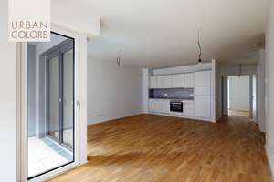 Urban Colors: Modern 3-Room-Apartment with built-in kitchen and 2 bathrooms