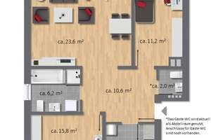 Einziehen leicht gemacht! Rd. 82 m² Hochparterrewohnung mit Balkon und Stellpatz in GE-Rotthausen – Die vollständige Adresse der Immobilie erhältst du vom Anbieter., 45884 Rotthausen, Gelsenkirchen – Vorschaubild 14