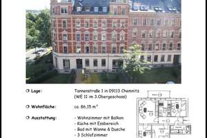 Zuhause mit vier Zimmern in Chemnitz inkl. Tiefgaragen Stellplatz  – Tannenstrasse 1, 9113 Schloßchemnitz, Chemnitz – Vorschaubild 10