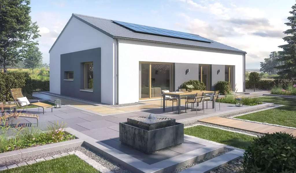 Immobilie in Eibelstadt - Urlaubsfeeling jeden Tag: Moderner Bungalow mit direktem Gartenzugang. - Bild 2