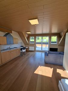 Ruhige 1-Zimmer-Wohnung mit großem Balkon und Blick ins Grüne, EBK