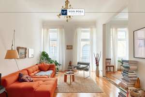 Stilvolle Beletage mit Altbaucharme und Balkon im Herzen Mannheims – 68161 Innenstadt/Jungbusch, Mannheim – Vorschaubild 1
