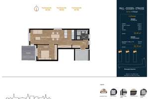 Moderne 2-Zimmer-Wohnung mit Terrasse und EBK – Paul-Gossen-Str. 107, 91052 Rathenau, Erlangen – Vorschaubild 7
