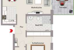 Grundriss Wohnung 2