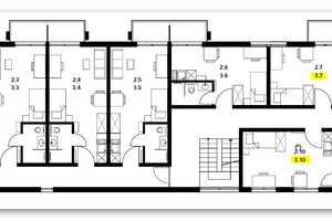 Schöne möblierte 1-Zimmer-Studenten-Wohnung mit Balkon nähe FH – Friedrich-Naumann-Straße 51, 72762 Reutlingen (Kreis) – Vorschaubild 2