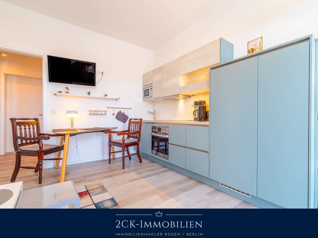 Immobilie in Mönchgut - Ostseebad Mönchgut, Thiessow: Voll möblierte 2-Zimmer-Ferienwohnung in Strandnähe, Stellplatz inkl.! - Bild 4