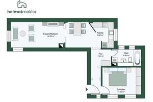 Altbaucharme in Top-Lage – 2-Zimmer-Wohnung am Kanal – Die vollständige Adresse der Immobilie erhältst du vom Anbieter., 4109 Zentrum-West, Leipzig – Vorschaubild 19