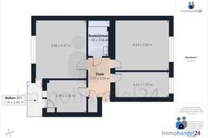***schicke 3 Zimmerwohnung & Balkon in sehr zentraler Innenstadtlage***Courtagefrei – Thieboldgasse 97-99, 50676 Altstadt/Süd, Köln – Vorschaubild 14