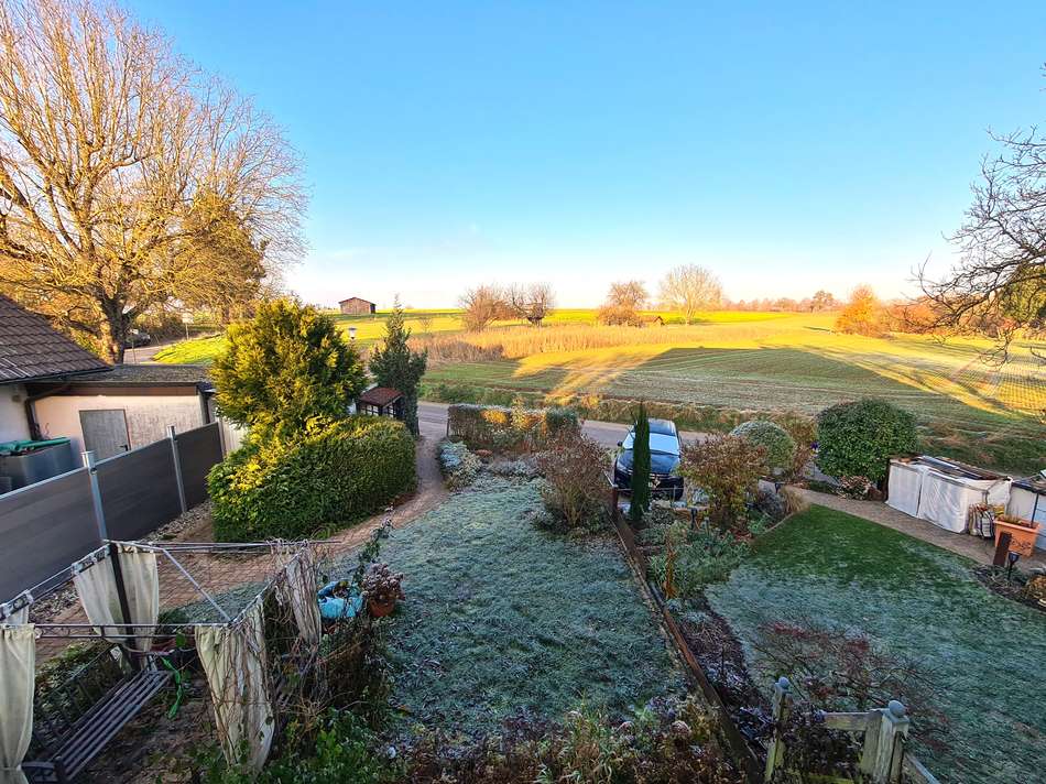 Blick aus dem Schlafzimmer